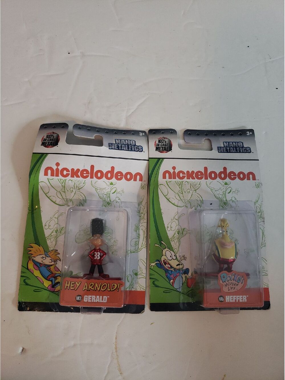 Nickelodeon Die-Cast Metal Figurines x2 Nano Metalfigs